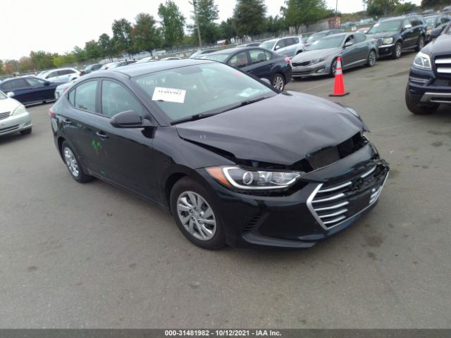 hyundai elantra 2017 kmhd74lf1hu324742