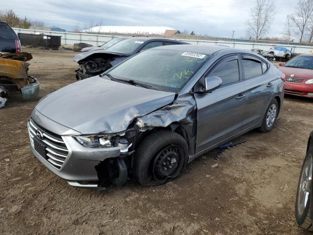 hyundai elantra se 2017 kmhd74lf1hu337264