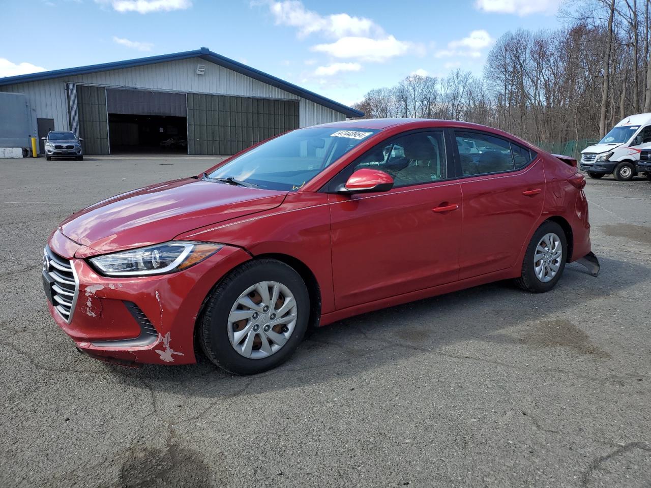 hyundai elantra 2017 kmhd74lf1hu369258