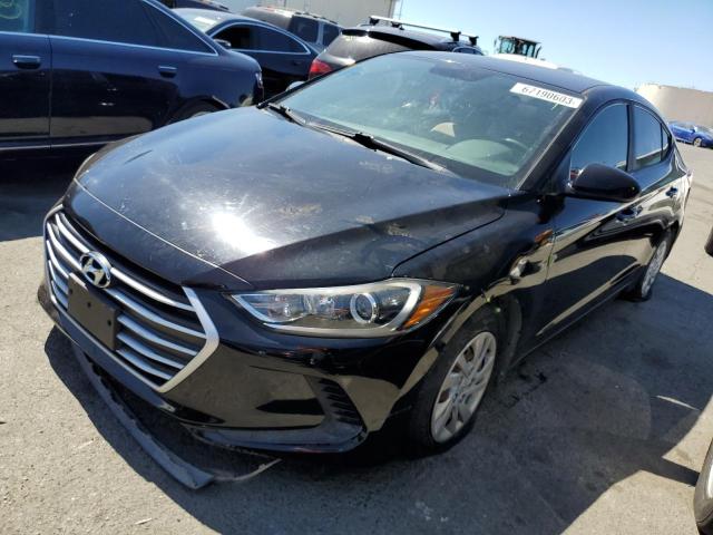 hyundai elantra 2017 kmhd74lf1hu371026