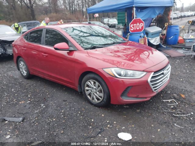 hyundai elantra 2017 kmhd74lf1hu377540