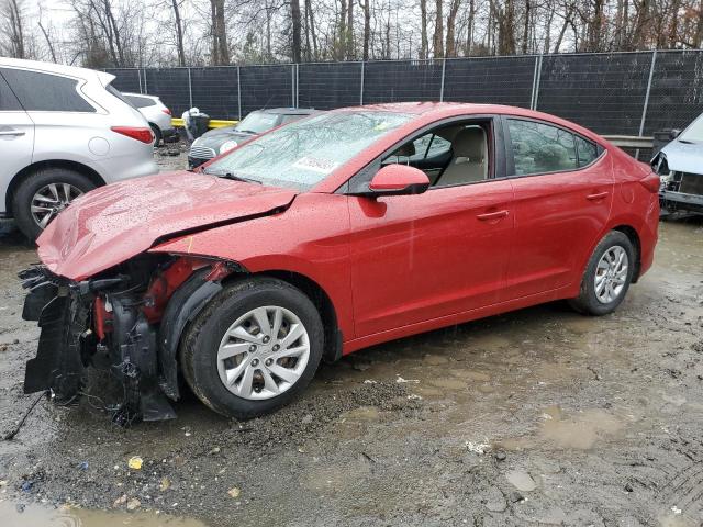 hyundai elantra se 2017 kmhd74lf1hu397240