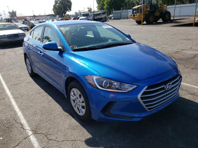 hyundai elantra se 2017 kmhd74lf1hu423156