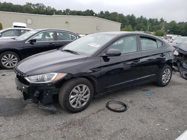 hyundai elantra se 2018 kmhd74lf1ju566937