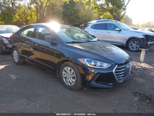 hyundai elantra 2018 kmhd74lf1ju665936