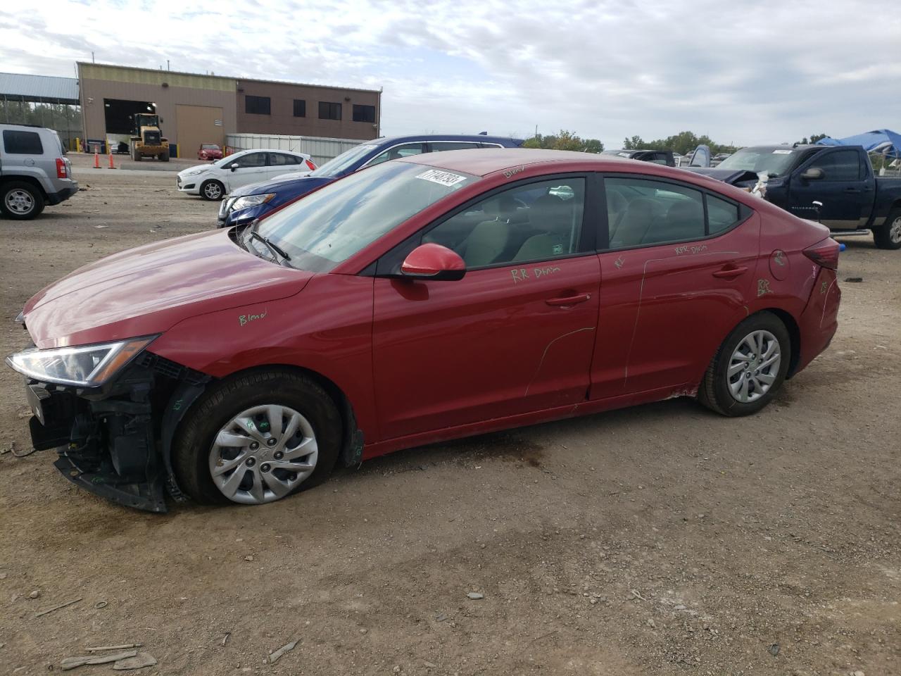 hyundai elantra 2020 kmhd74lf1lu924136