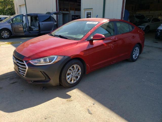 hyundai elantra se 2017 kmhd74lf2hu110911