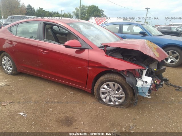 hyundai elantra 2017 kmhd74lf2hu124405