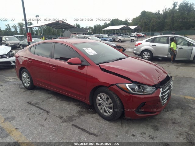 hyundai elantra 2017 kmhd74lf2hu162121