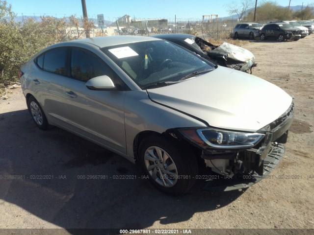 hyundai elantra 2017 kmhd74lf2hu372654