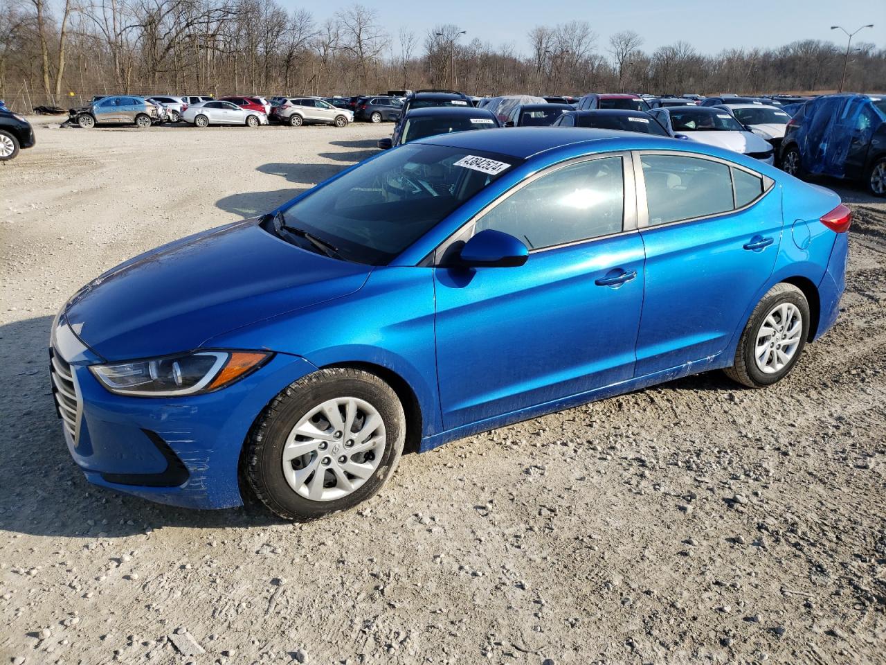 hyundai elantra 2018 kmhd74lf2ju450243