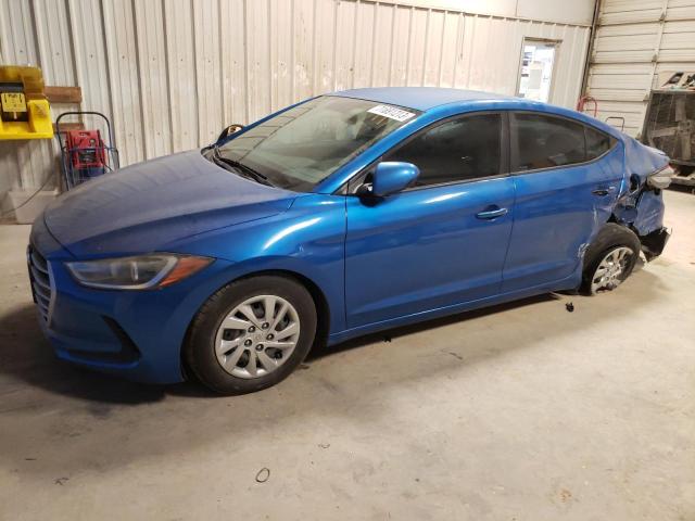 hyundai elantra 2018 kmhd74lf2ju450470