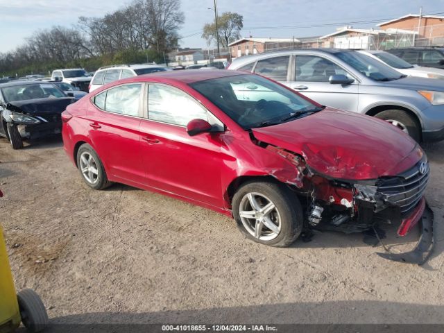 hyundai elantra 2019 kmhd74lf2ku777856