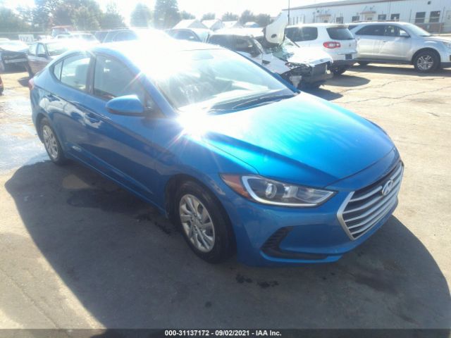 hyundai elantra 2017 kmhd74lf3hu109220