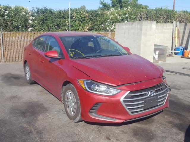 hyundai elantra se 2017 kmhd74lf3hu119309