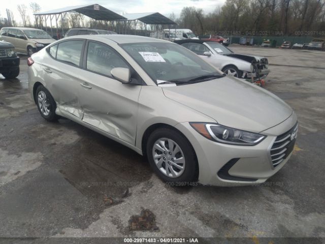 hyundai elantra 2017 kmhd74lf3hu127491