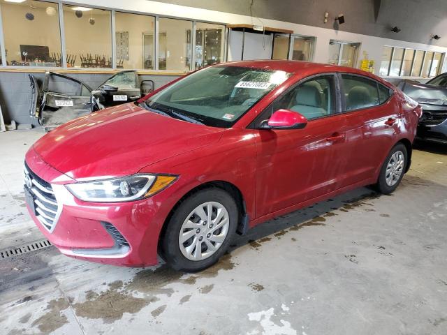 hyundai elantra se 2017 kmhd74lf3hu166243