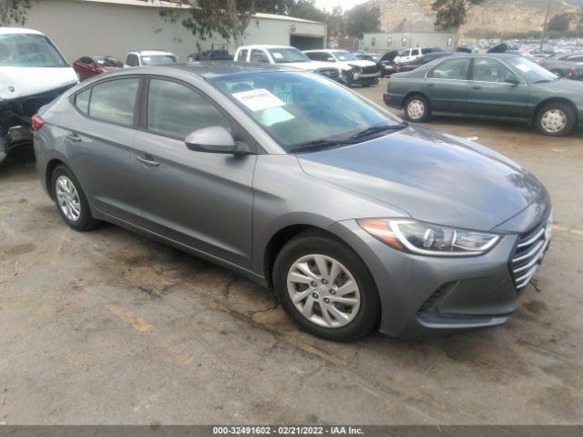 hyundai elantra 2017 kmhd74lf3hu328386