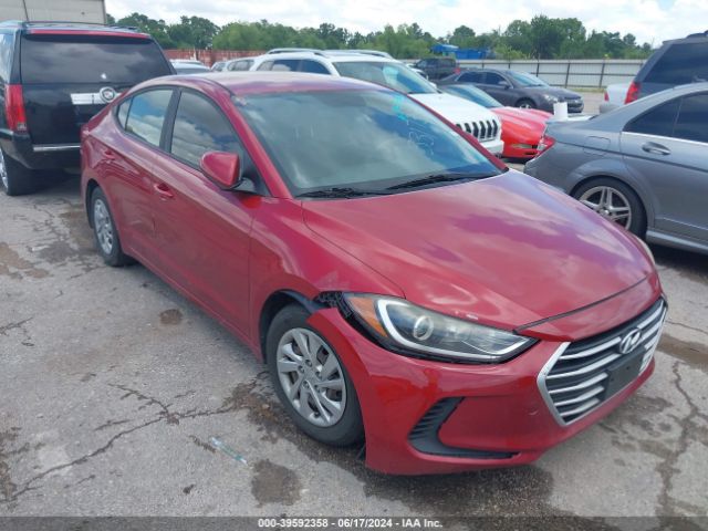 hyundai elantra 2017 kmhd74lf3hu331739