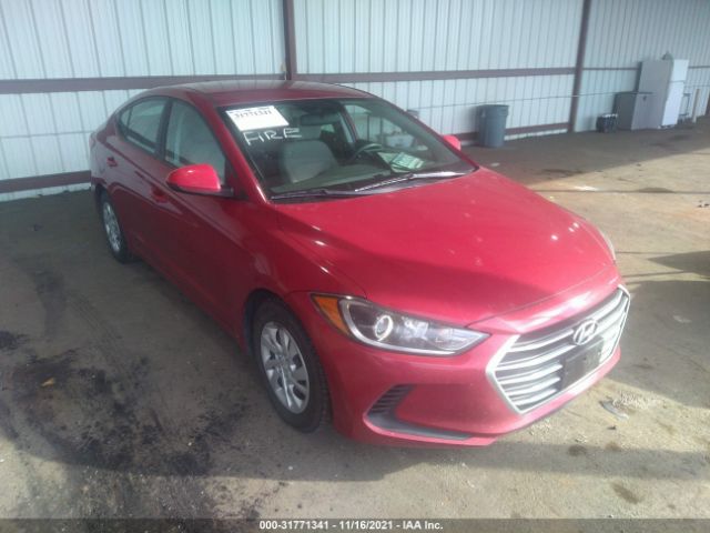 hyundai elantra 2017 kmhd74lf3hu357659