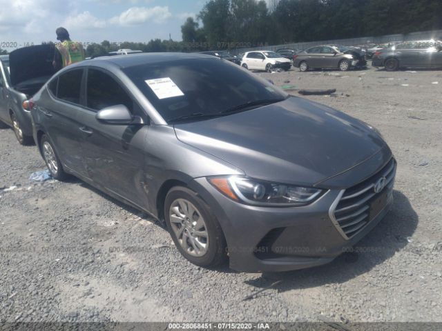 hyundai elantra 2017 kmhd74lf3hu394727