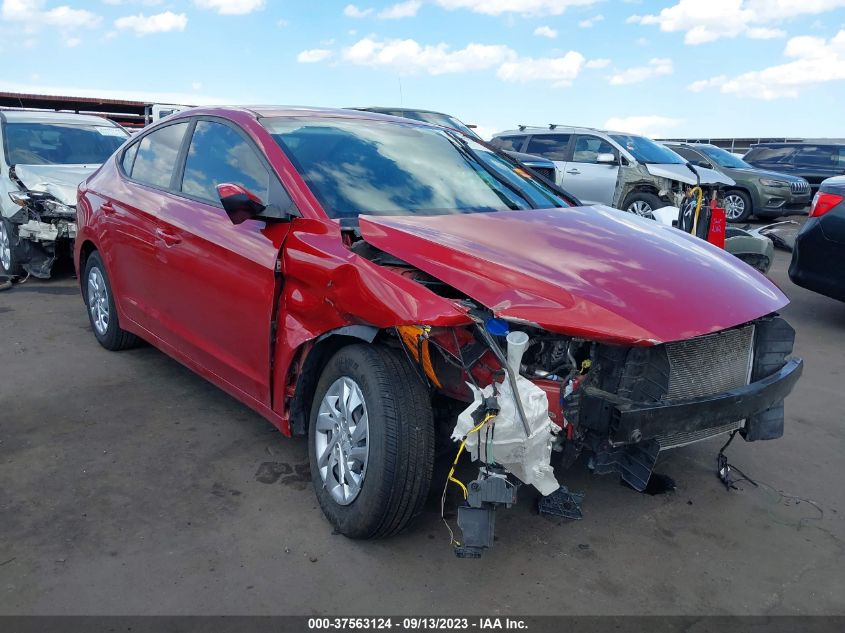 hyundai elantra 2017 kmhd74lf3hu400493