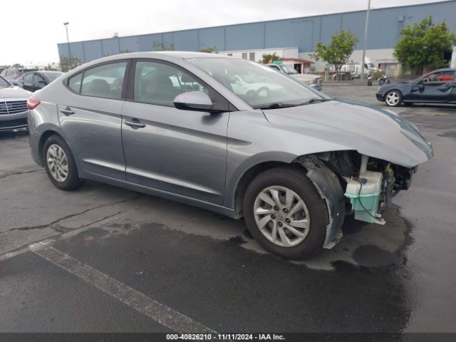 hyundai elantra 2018 kmhd74lf3ju449649