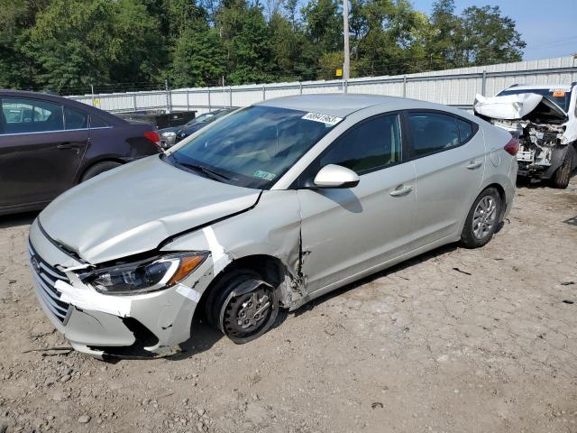 hyundai elantra 2018 kmhd74lf3ju453278