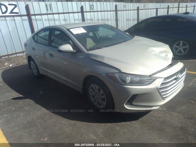 hyundai elantra 2018 kmhd74lf3ju593458