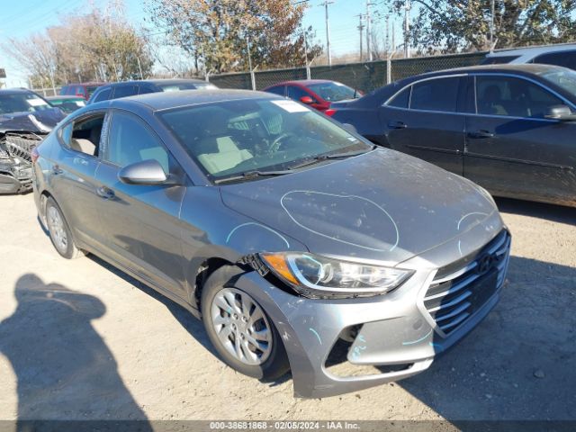 hyundai elantra 2018 kmhd74lf3ju605981