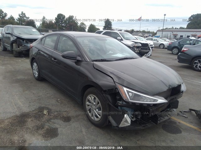 hyundai elantra 2019 kmhd74lf3ku845405