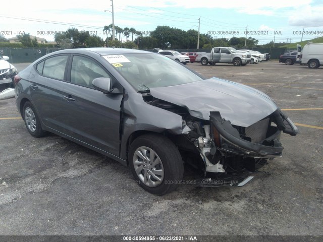 hyundai elantra 2019 kmhd74lf3ku864844