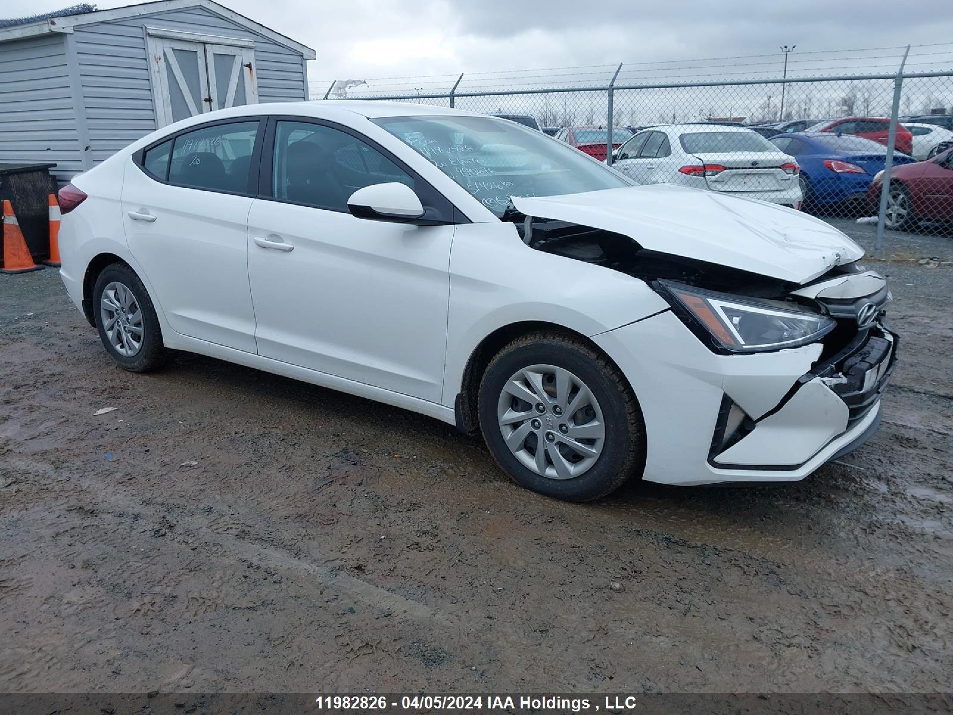 hyundai elantra 2020 kmhd74lf3lu940676