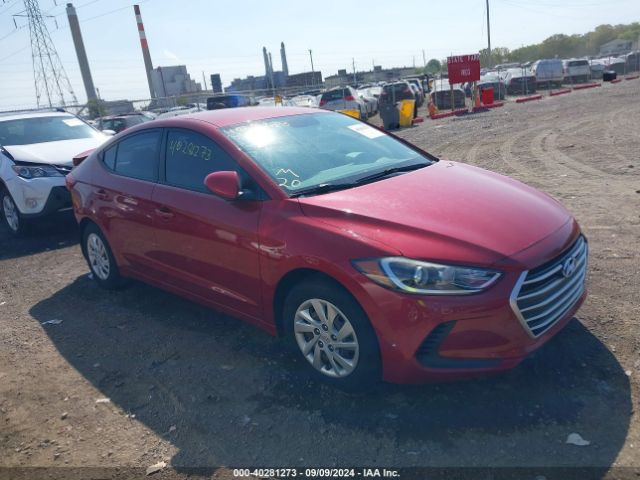 hyundai elantra 2017 kmhd74lf4hu065308