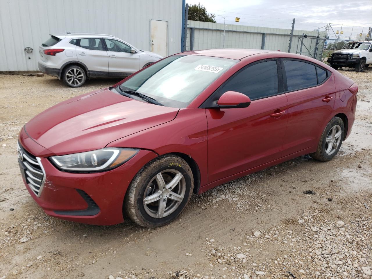 hyundai elantra 2017 kmhd74lf4hu084408