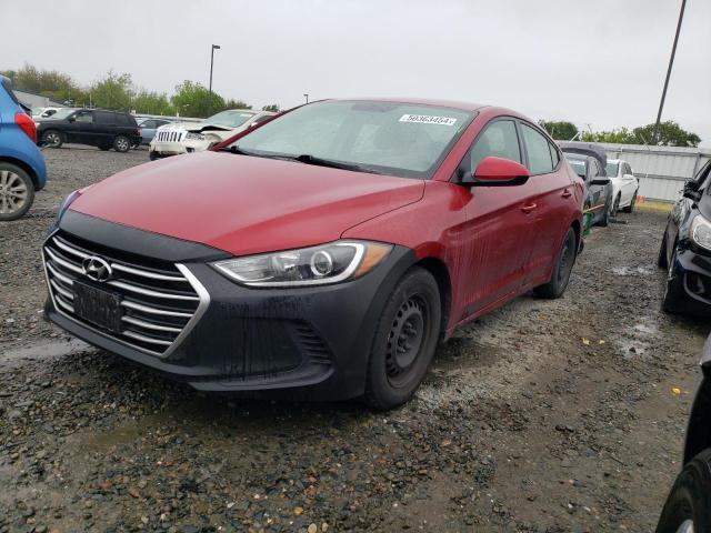 hyundai elantra 2017 kmhd74lf4hu084456