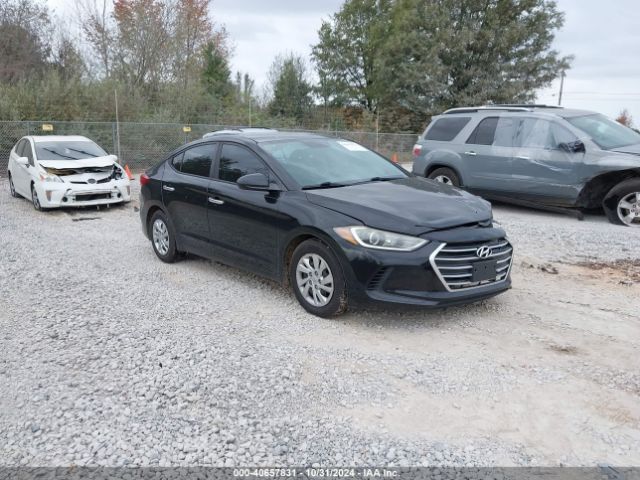 hyundai elantra 2017 kmhd74lf4hu092363