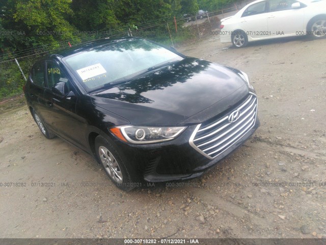 hyundai elantra 2017 kmhd74lf4hu115107