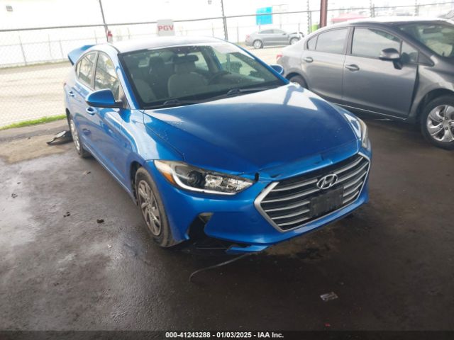 hyundai elantra 2017 kmhd74lf4hu118556