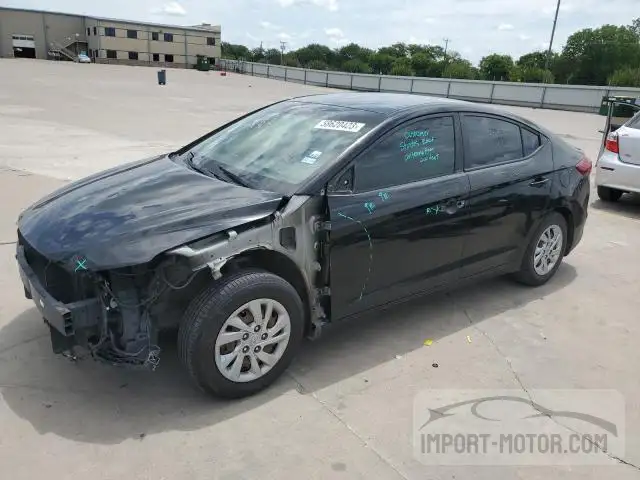 hyundai elantra 2017 kmhd74lf4hu309426