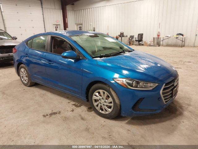 hyundai elantra 2017 kmhd74lf4hu365138