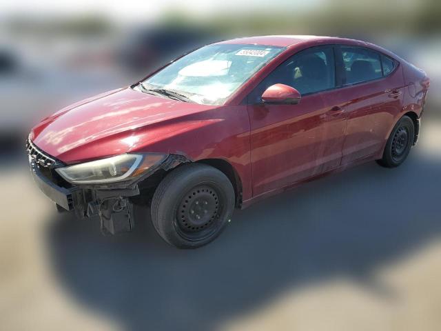 hyundai elantra 2017 kmhd74lf4hu373093