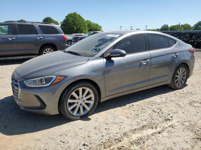 hyundai elantra 2017 kmhd74lf4hu407534