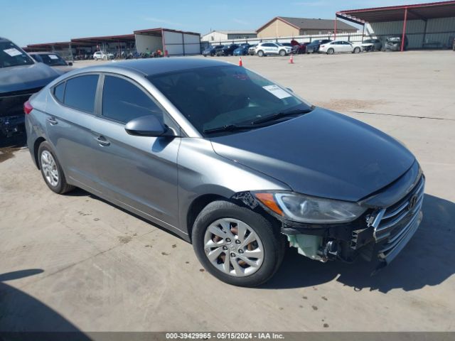 hyundai elantra 2017 kmhd74lf4hu409901