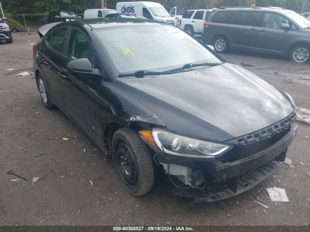 hyundai elantra 2018 kmhd74lf4ju442645