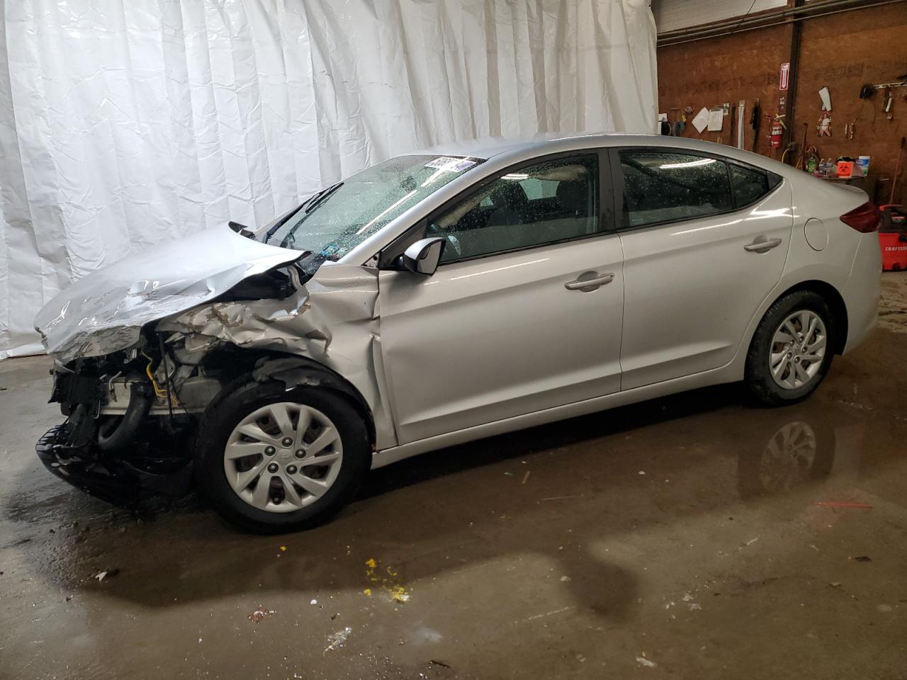 hyundai elantra 2018 kmhd74lf4ju522401