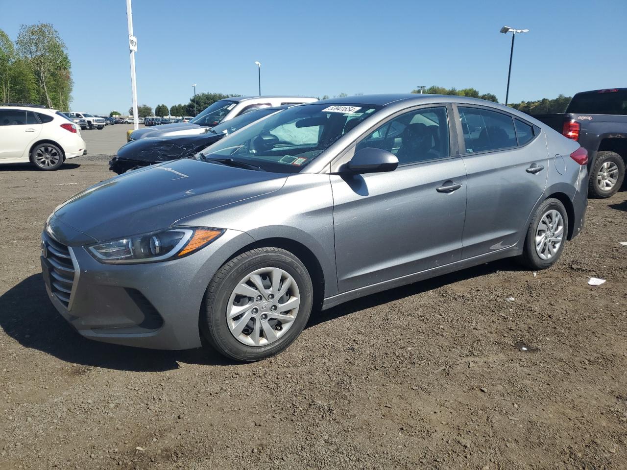 hyundai elantra 2018 kmhd74lf4ju565572