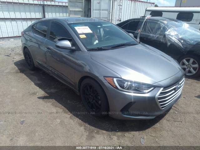 hyundai elantra 2018 kmhd74lf4ju607044