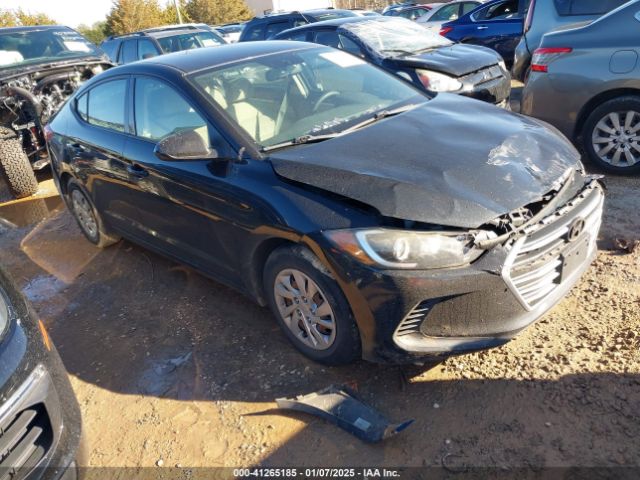 hyundai elantra 2018 kmhd74lf4ju612728