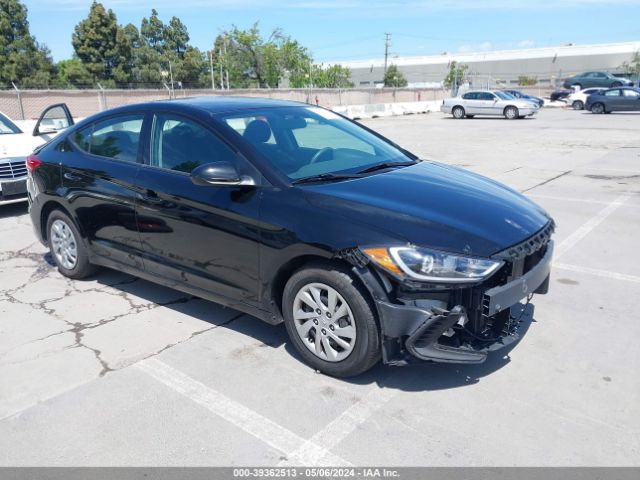 hyundai elantra 2018 kmhd74lf4ju646104